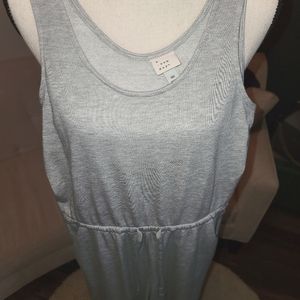 Light gray one piece romper